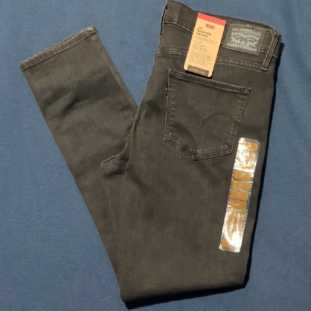 Levi's Black Slim Jeans Classic Denim Style